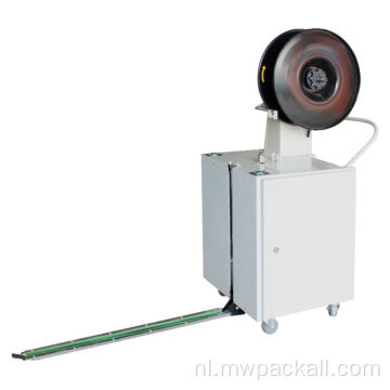 Semi -automatische pallet omkegt machine verticale pp riemband karton doos pallet omklaven machines